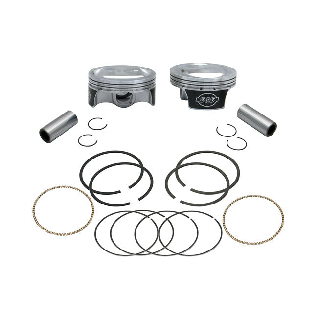 S&S 96" To 103" Big Bore Pop-up Piston Kit. +.005" – 2007–2017 96" Twin Cam