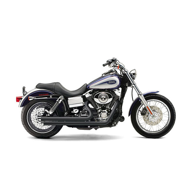 Cobra Speedster Slashdown Exhaust. Black – 2012–2017 Dyna (Incl. 2012–2016 Fld…