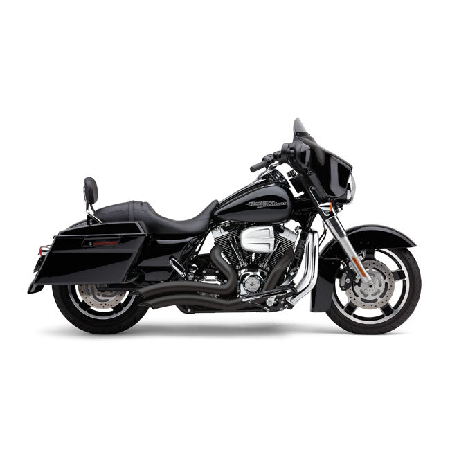 Cobra Speedster Short Swept Exhaust. Black – 2014–2022 XL Sportster