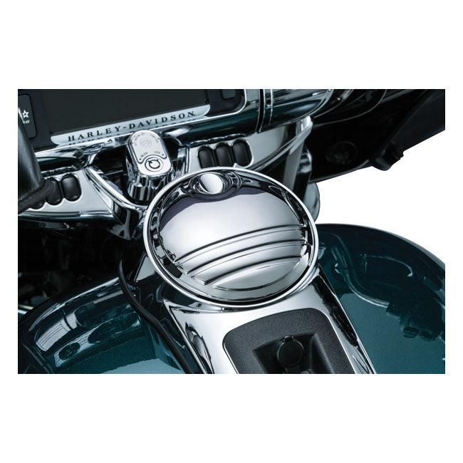 Kuryakyn Tri-Line Fuel Door – 2008–2025 Touring; 2009–2025 Trikes with…