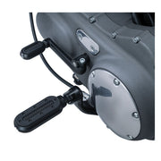 Kuryakyn Heavy Industry Foot Pegs. Satin Black – All H-D with Traditional Male Mount