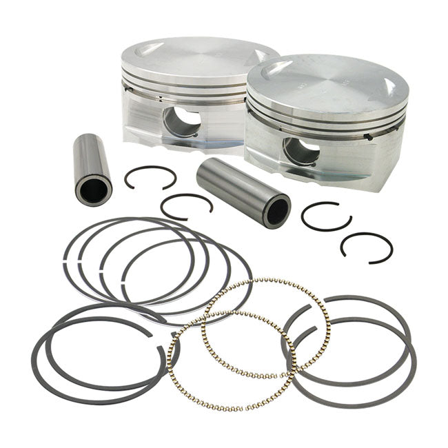 S&S 3.927" Big Bore Conversion Piston & Ring Kit. +.010" – 1999–2005 88" Dyna; 1999–2006 88"…