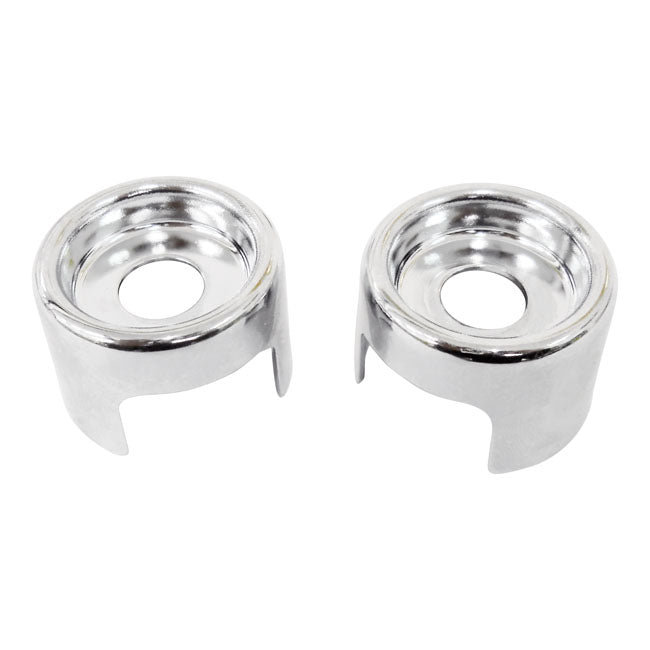 MCS Shock Stud Cover Kit. Chrome – 1982–1990 XL Sportster; 1982–1994 FXR