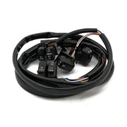 MCS Handlebar Switch & Wiring Kit. Standard. Black – 1996–2006 Softail; Dyna