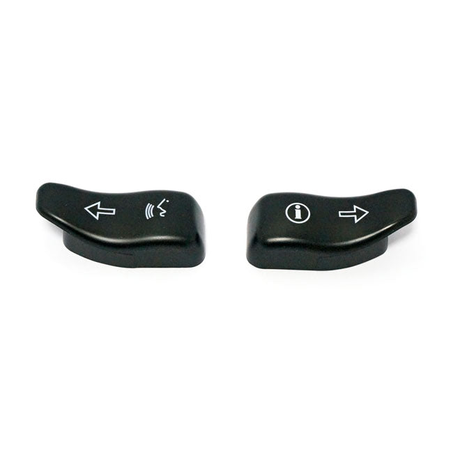 MCS Turn Signal Switch Extender Cap Set. Black – 2014–2025 Touring; 2014–2025 Flhtcutg…