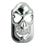 MCS Tombstone Taillight Grill. Skull. Chrome – 1947–1954 H-D with Tombstone Taillight &…