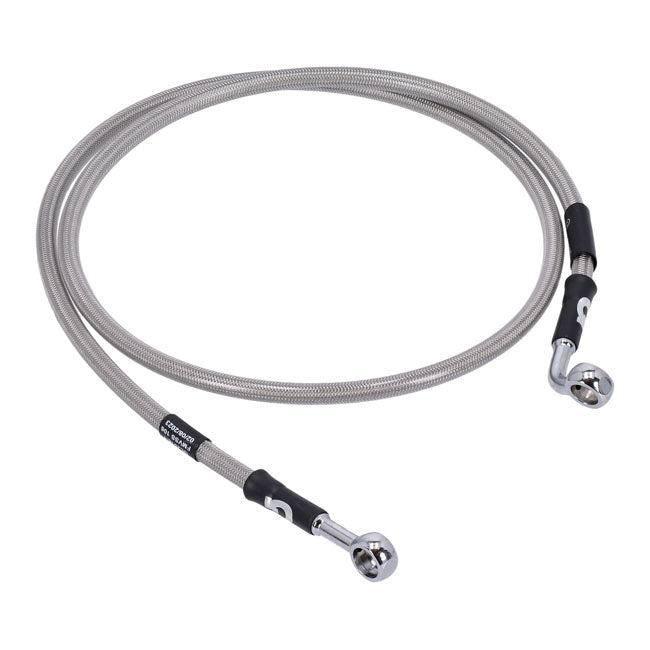 MCS by Goodridge Brake Line Front, Stainless Clear Coated – 2006–2013 Fxdi Dyna Super Glide…