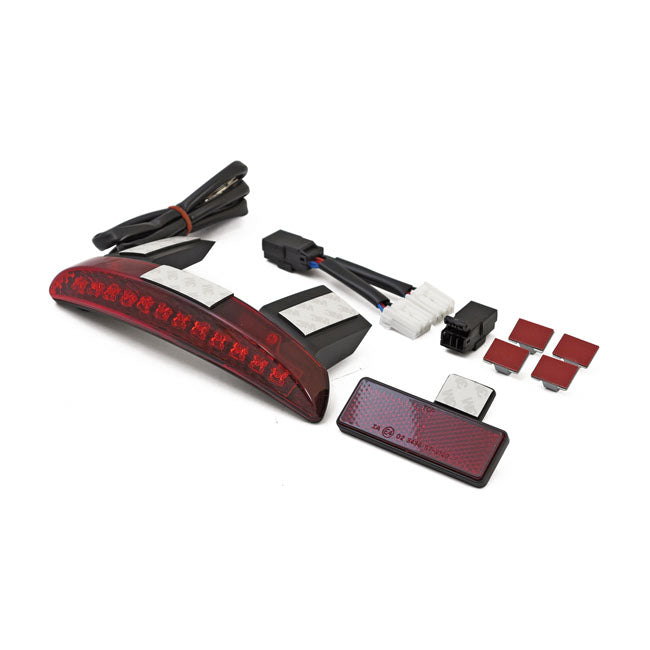 MCS Chopped Fender Edge LED Taillight. Smoke Lens – 2014–2022 883n/Ns; 1200v/X/XS Models