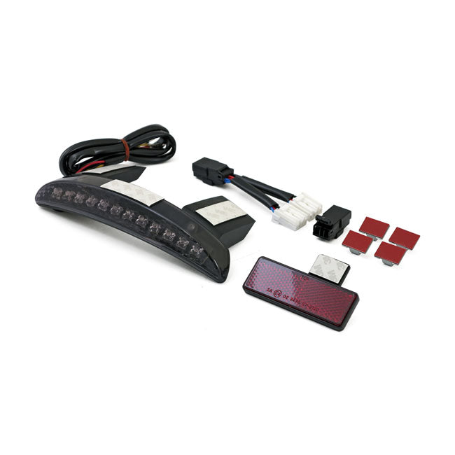 MCS Chopped Fender Edge LED Taillight. Smoke Lens – 2014–2022 883n/Ns; 1200v/X/XS Models