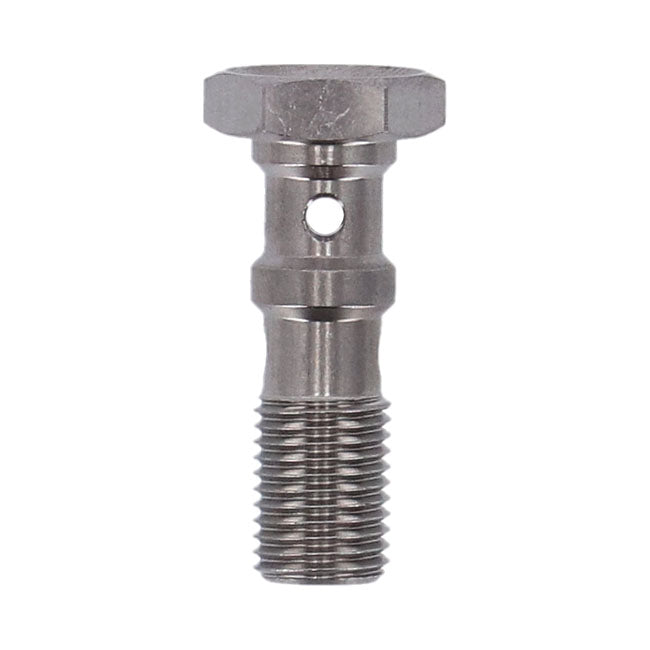 Goodridge 3/8-24 Double Banjo Bolt Ss