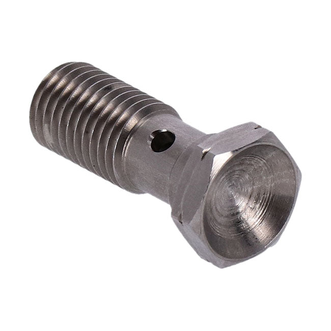 Goodridge Banjo Bolt, 12 mm x 1.5 High Polished Ss – 2004–2013 XL Sportster; 2008–2012 XR1200