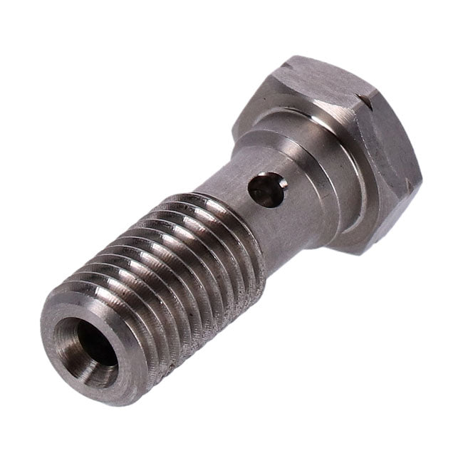Goodridge Banjo Bolt, 12 mm x 1.5 High Polished Ss – 2004–2013 XL Sportster; 2008–2012 XR1200