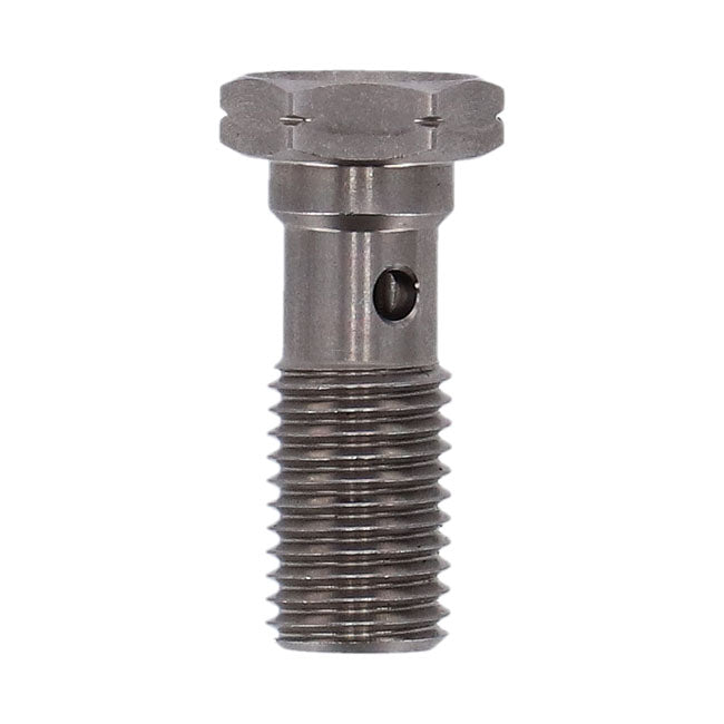 Goodridge Banjo Bolt, 12 mm x 1.5 High Polished Ss – 2004–2013 XL Sportster; 2008–2012 XR1200