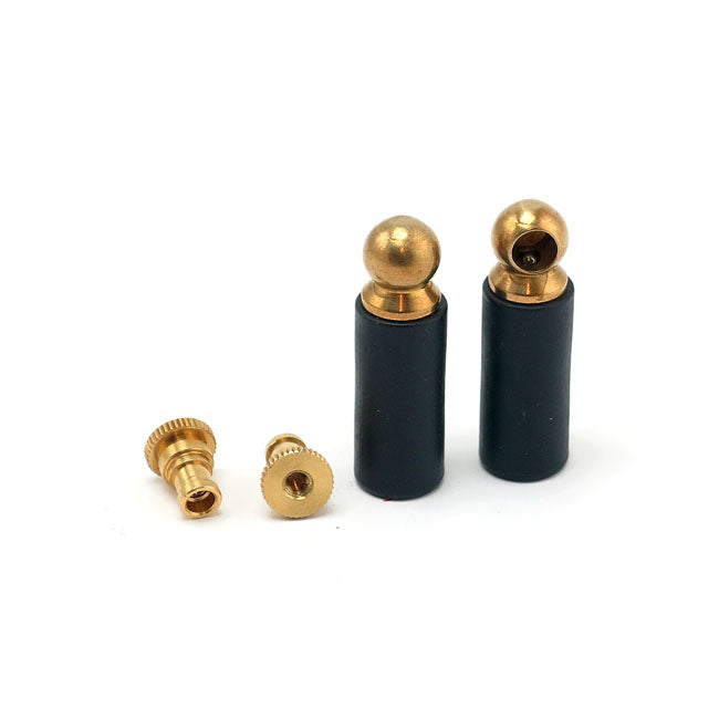 Wannabe Choppers Retro-Fire Spark Plug Cap Set – All Spark Plugs with M4 Threads for the…