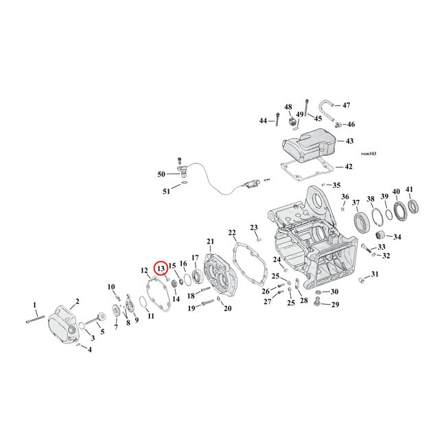 MCS Roll Pin, Transmission – Amongst Others: 1987–2002 Big Twin; Twin…