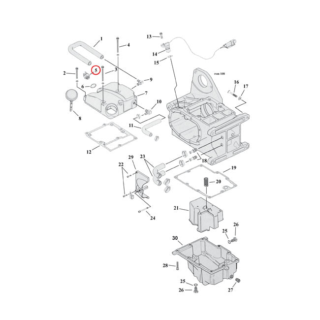 MCS Neutral Switch, Transmission – 2000–2006 Softail; 2001–2005 Dyna…