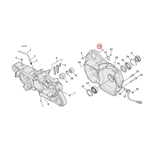 S&S Dowel Pin. Crankcase/Primary – Crankcase: 2004–2022 XL Sportster (2)…