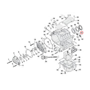 MCS Needle Bearing Transmission, Closed End – 2007–2026 Softail; 2006–2017 Dyna…