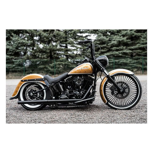 Killer Custom ''Competition Series'' Front Wrap Fender. 23" – 2018–2026 Softail: 2018–2021 FLHC…