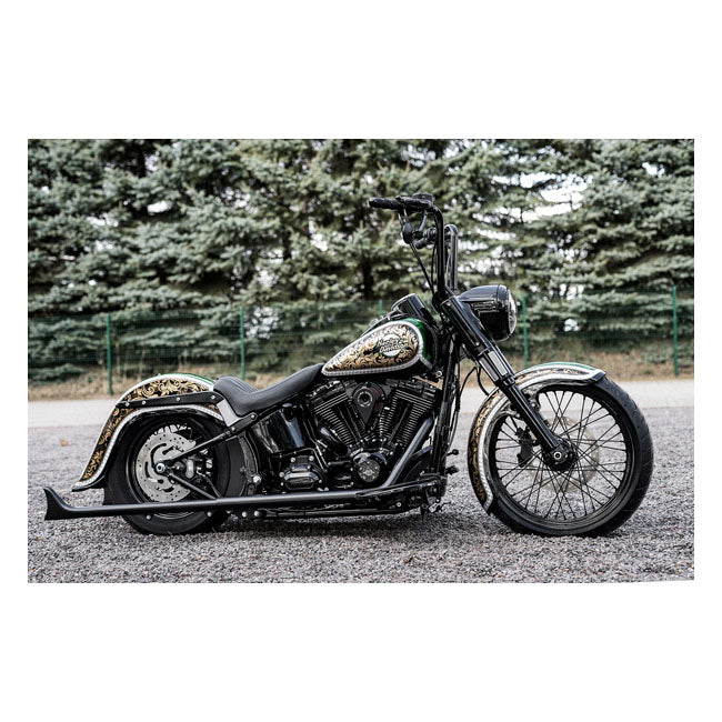 Killer Custom ''Competition Series'' Front Wrap Fender. 21" – 2018–2026 Softail: 2018–2021 FLHC…