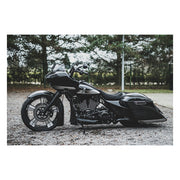 Killer Custom ''Bulldog'' Front Fender, 23 X 5.50 Fat Wheels – 2014–2025 FLT/Touring. with 23" X 5.50…