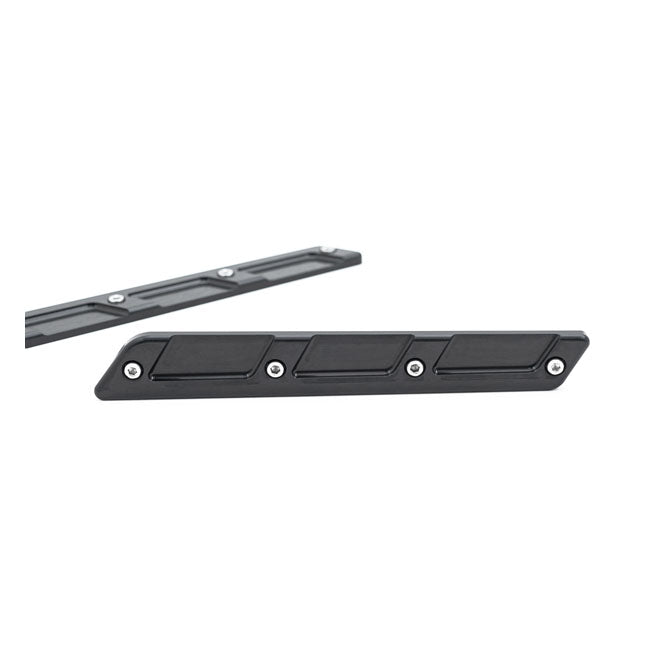 Killer Custom Saddlebag Latch Inserts. Black – 2014–2025 FLT/Touring