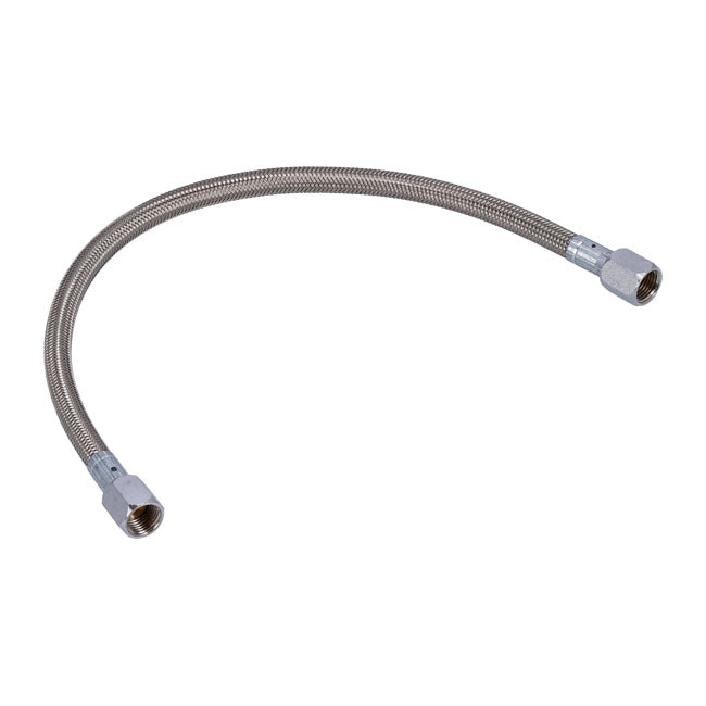 Goodridge Universal Pre-assembled Oil Line. 15" – Pre-Twin Cam & Custom Applications