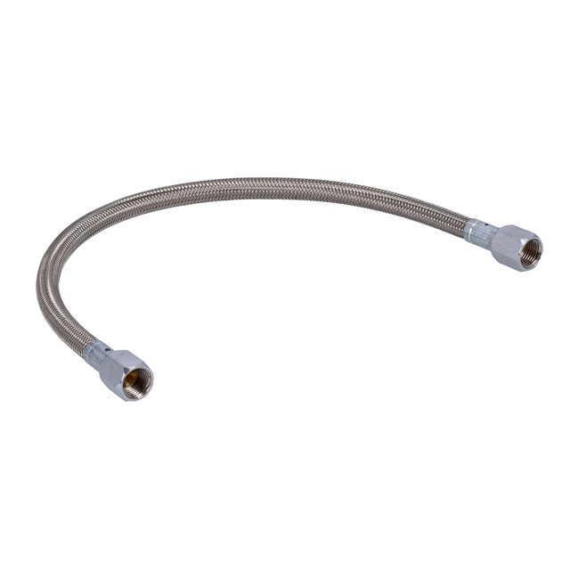 Goodridge Universal Pre-assembled Oil Line. 15" – Pre-Twin Cam & Custom Applications