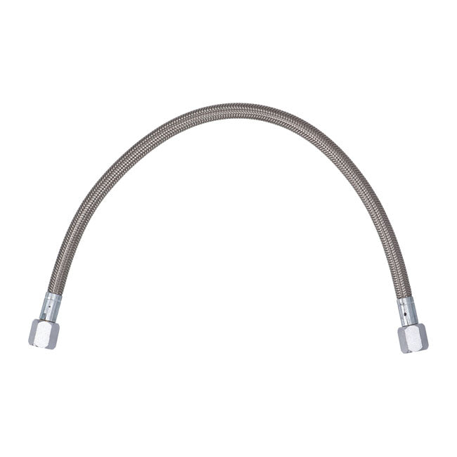 Goodridge Universal Pre-Assembled Oil Line. 16" – Pre-Twin Cam & Custom Applications