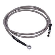 Goodridge Hydraulic Clutch Line Kit 67", Clear Coated – H-D with 7/16-20 Threaded Transm. End…