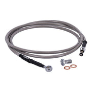 Goodridge Hydraulic Clutch Line Kit 67", Clear Coated – H-D with 7/16-20 Threaded Transm. End…
