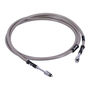 Goodridge Hydraulic Clutch Line Kit 68", Clear Coated – H-D with 7/16-20 Threaded Transm. End…