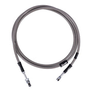 Goodridge Hydraulic Clutch Line Kit 68", Clear Coated – H-D with 7/16-20 Threaded Transm. End…