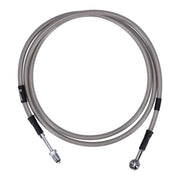 Goodridge Hydraulic Clutch Line Kit 69", Clear Coated – H-D with 7/16-20 Threaded Transm. End…