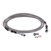 Goodridge Hydraulic Clutch Line Kit 69", Clear Coated – H-D with 7/16-20 Threaded Transm. End…