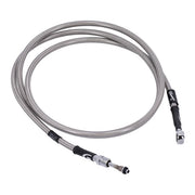 Goodridge Hydraulic Clutch Line Kit 70", Clear Coated – H-D with 7/16-20 Threaded Transm. End…