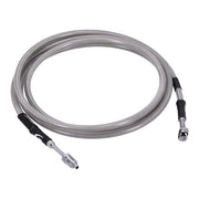 Goodridge Hydraulic Clutch Line Kit 79", Clear Coated – H-D with 7/16-20 Threaded Transm. End…