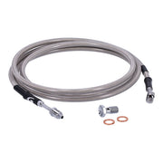 Goodridge Hydraulic Clutch Line Kit 79", Clear Coated – H-D with 7/16-20 Threaded Transm. End…
