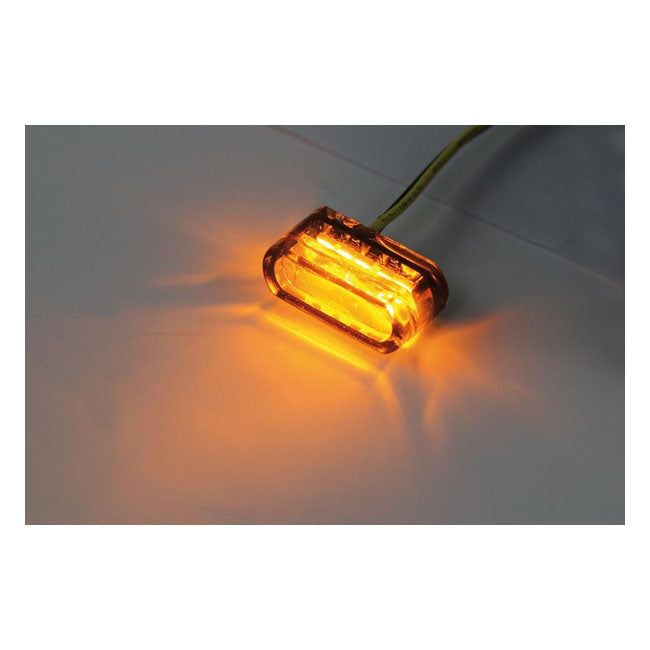 MCS ''Module 1'' Turn Signals, Horizontal Mount. Smoke Lens, ECE