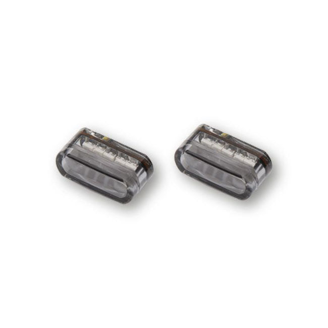 MCS ''Module 1'' Turn Signals, Horizontal Mount. Smoke Lens, ECE