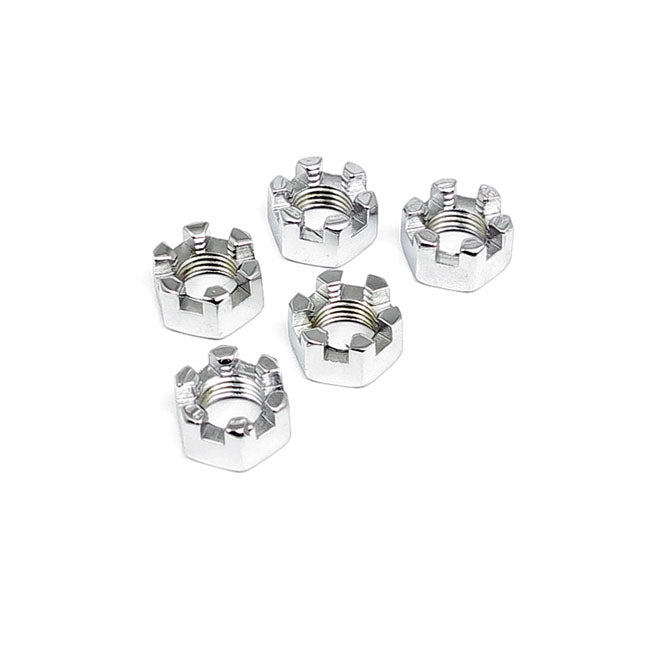 Gardner-Westcott Chrome Castle Nut, 3/8-24