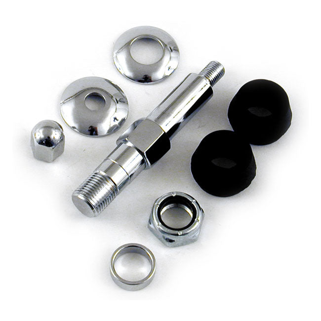 MCS Lower Shock Stud Kit Chrome – 1967–1972 FL; 1971–1972 FX