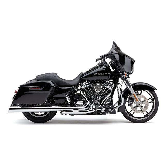 Cobra 909 Upper Cut 4" Slip-On Mufflers. Chrome – 2017–2026 Touring. Requires Disabling…