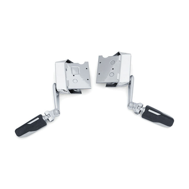 Kuryakyn Omni Cruise Mounts with Pegs. Chrome – 2018–2022 Honda Gold Wing Models