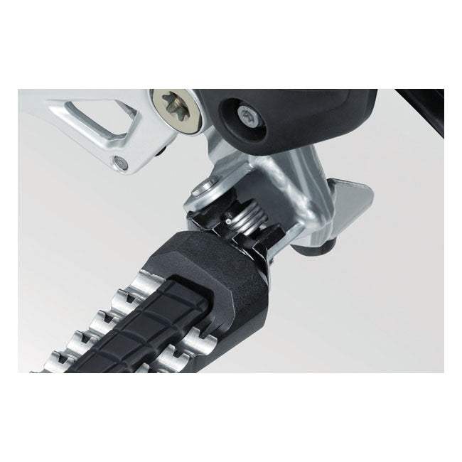 Kuryakyn Splined Peg Adapters. Satin Black – BMW: Driver Position: 2019–2020 R 1250…