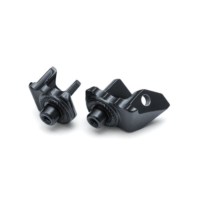 Kuryakyn Splined Peg Adapters. Satin Black – BMW: Driver Position: 2019–2020 R 1250…