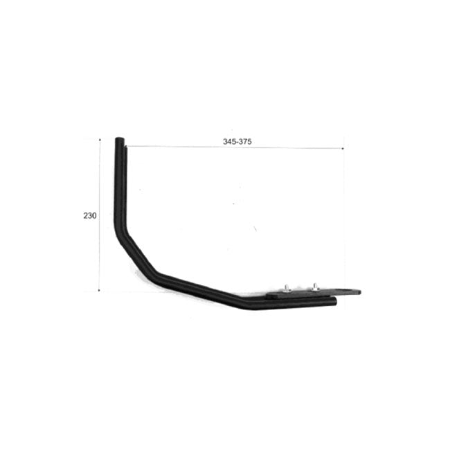 Westland Customs Behind Tyre Licence Plate Holder. Black – 26 mm Mount Hole. Wheel Axle Mount for…