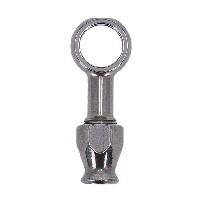 Goodridge 7/16" (11mm) Banjo Fitting Straight. Stainless