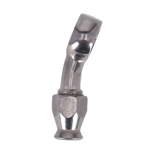 Goodridge 3/8" (10 mm) Banjo Fitting 20 Degree Bend. Ss
