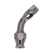 Goodridge 3/8" (10mm) Banjo Fitting 45 Degree Bend. SS